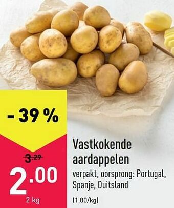 ALDI Vastkokende aardappelen aanbieding