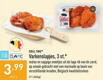 ALDI Varkenslapjes aanbieding
