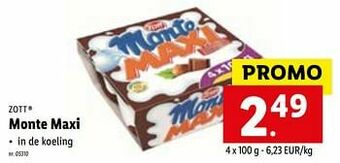 Lidl Monte maxi aanbieding