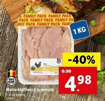 Lidl Malse kipfilets à la minute aanbieding