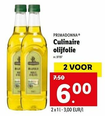 Lidl Culinaire olijfolie aanbieding