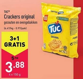 ALDI Crackers original aanbieding