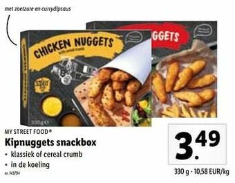 Kipnuggets snackbox