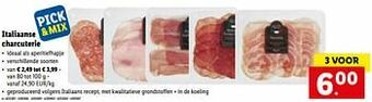 Lidl Italiaanse charcuterie aanbieding