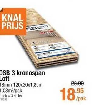 Cevo Osb 3 kronospan loft aanbieding