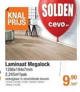 Cevo Laminaat megalock aanbieding