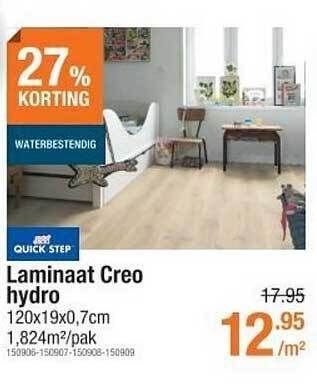 Cevo Laminaat creo hydro aanbieding