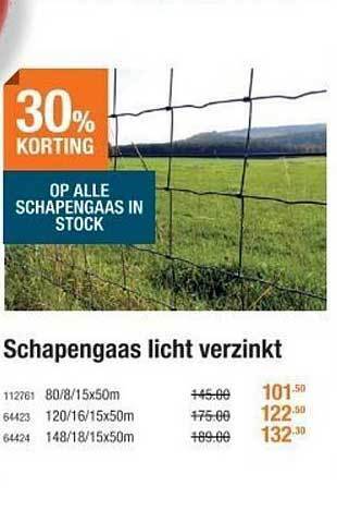 Cevo Schapengaas licht verzinkt aanbieding