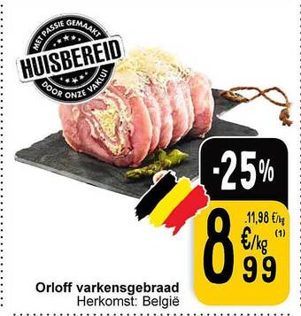 Cora Orloff varkensgebraad aanbieding