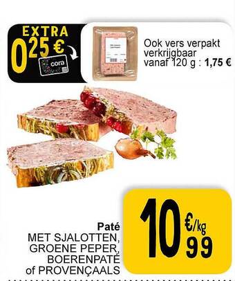Cora Paté aanbieding