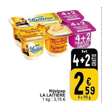 Cora Rijstpap la laitière aanbieding