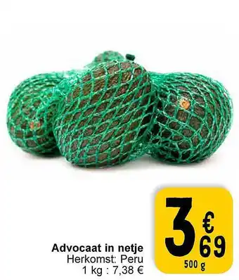 Advocaat in netje