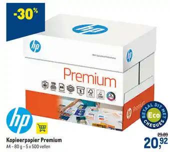 Makro HP Kopieerpapier Premium 80g aanbieding