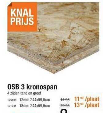 Cevo Osb 3 kronospan aanbieding