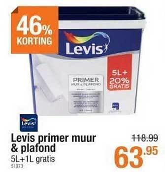 Cevo Levis primer muur & plafond aanbieding
