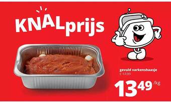 Spar Colruyt Gevuld varkenshaasje aanbieding
