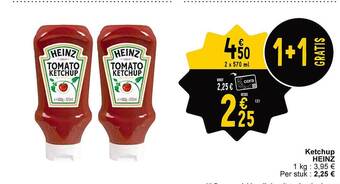 Cora Ketchup heinz aanbieding