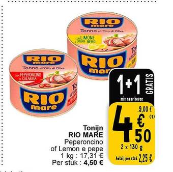 Cora Tonijn rio mare aanbieding