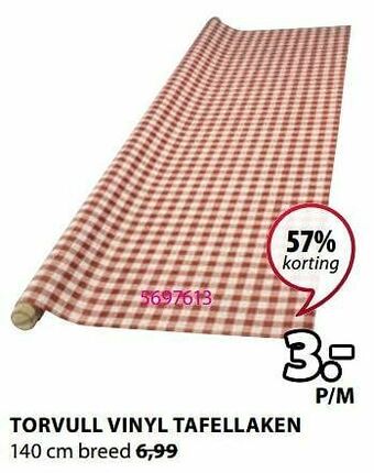 Torvull vinyl tafellaken