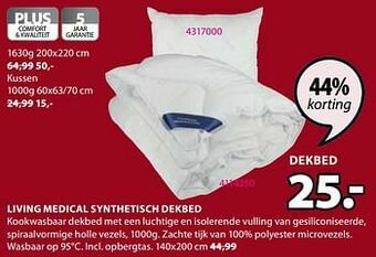 Jysk Living medical synthetisch dekbed aanbieding