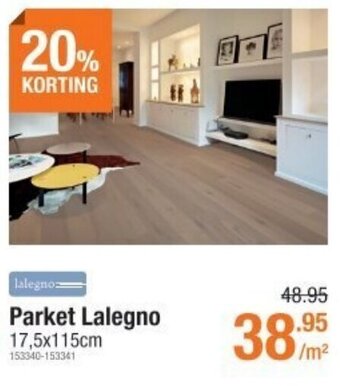 Cevo Parket lalegno 17,5x115cm 153340-153341 aanbieding