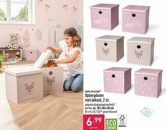 ALDI Opbergdozen met deksel aanbieding
