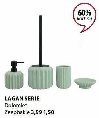 Jysk Lagan zeepbakje aanbieding