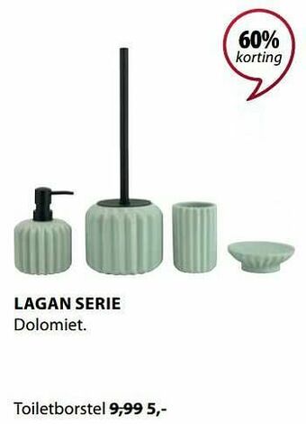 Jysk Lagan toiletborstel aanbieding