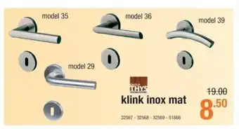 klink inox mat 32567-32568-32569-51866