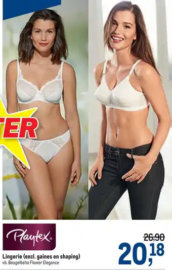 Playtex Lingerie (excl. gaines en shaping)