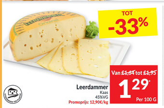 Intermarché Leerdammer per 100g aanbieding