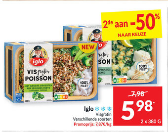 Intermarché Iglo 2 x 380g aanbieding