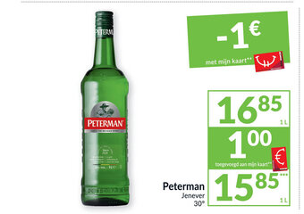 Intermarché Peterman 1L aanbieding