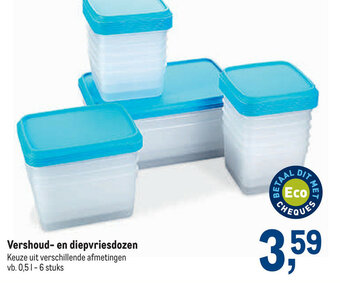 Vershoud- en diepvriesdozen