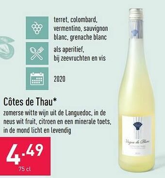 Côtes de thau