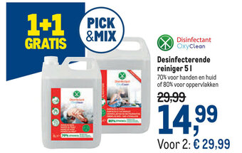 Makro Desinfecterende reiniger 5 l aanbieding