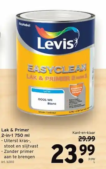GAMMA Lak & Primer 2-in-1 750ml aanbieding
