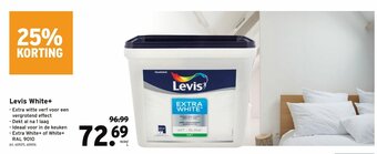 GAMMA Levis White+ aanbieding