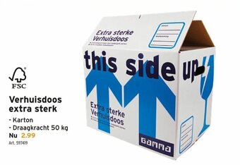 GAMMA Verhuisdoos extra sterk aanbieding