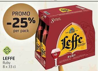BelBev Leffe ruby aanbieding