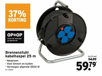 Brennenstuhl kabelhaspel 25m