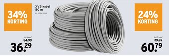 GAMMA XVB kabel 50m aanbieding