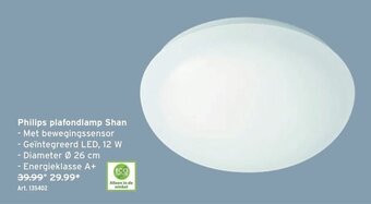 GAMMA Philips plafondlamp Shan aanbieding