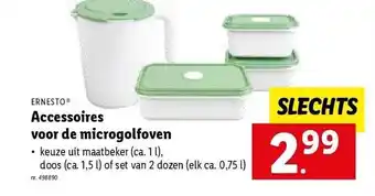 Lidl Ernesto accessoires voor de microgolfoven aanbieding