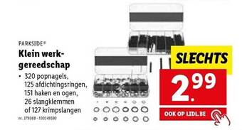 Lidl Parkside klein werkgereedschap aanbieding