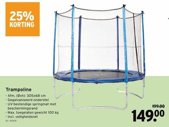 GAMMA Trampoline aanbieding