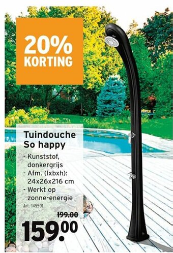 GAMMA Tuindouche So happy aanbieding
