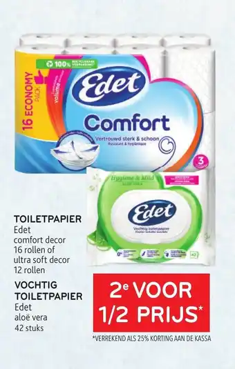 Alvo Edet Toiletpapier of Vochtig Toiletpapier aanbieding