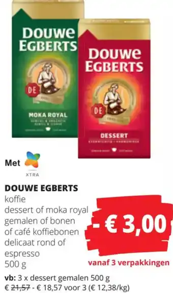 Spar Colruyt Douwe Egberts Koffie aanbieding