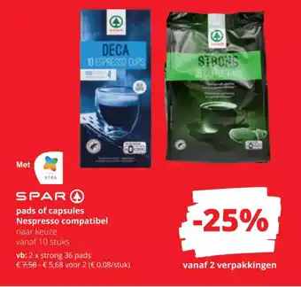 Pads of Capsules Nespresso Compatibel